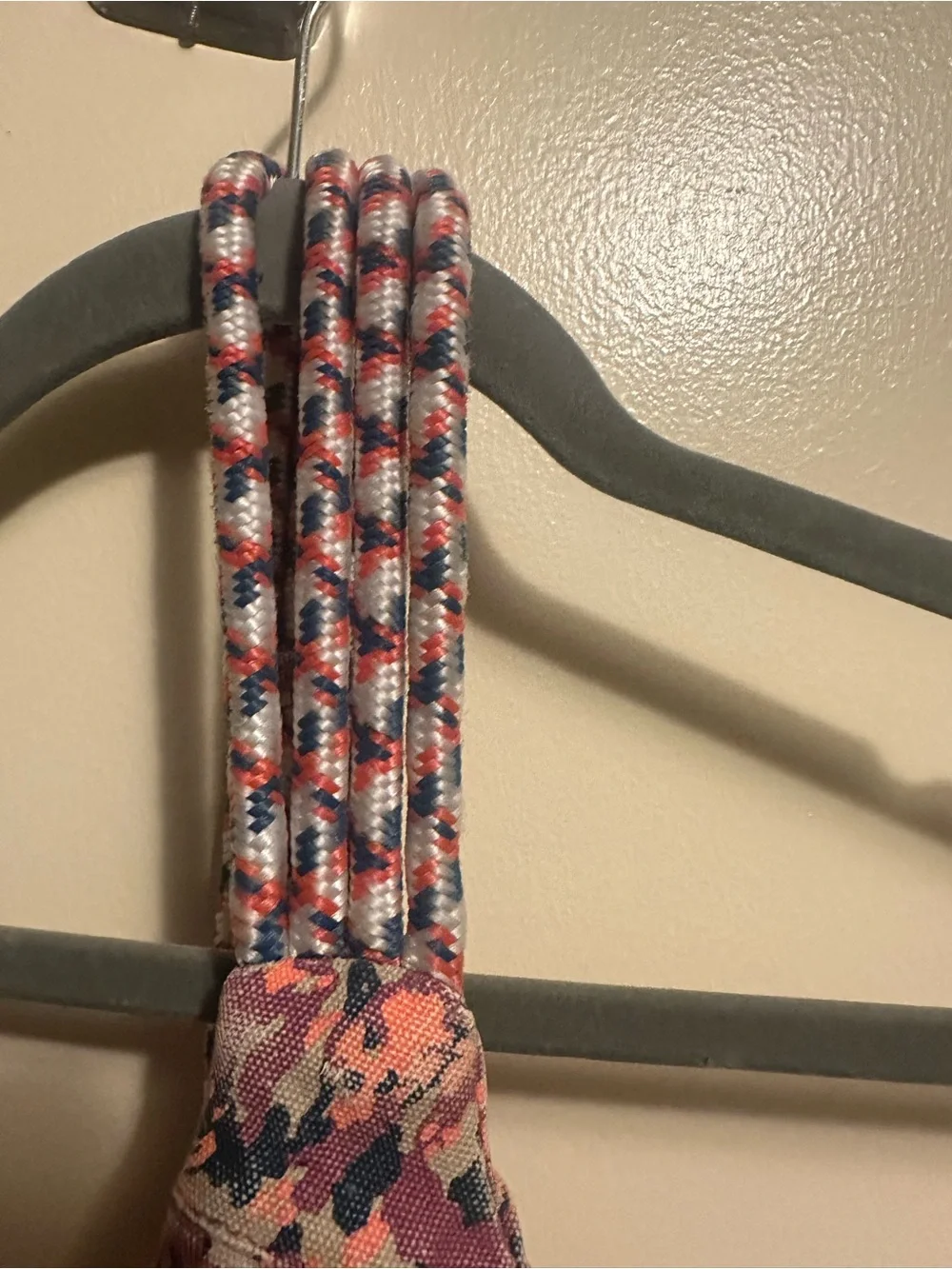 Kavu Pink Camo Rope Sling Bag